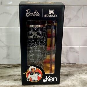 Barbie x Stanley Tumbler '80s WESTERN KEN 40 oz Quencher NEW Limited Edition